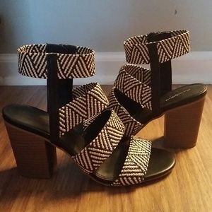 chunky heel sandal